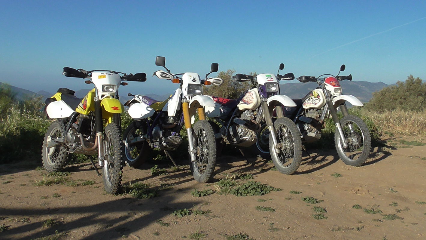 DR 350 SE und XR 400 R